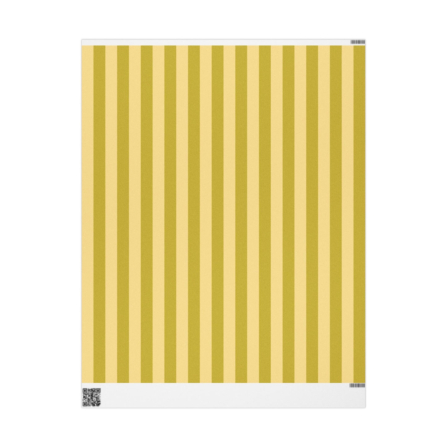 Yellow and Green Stripe Gift Wrap