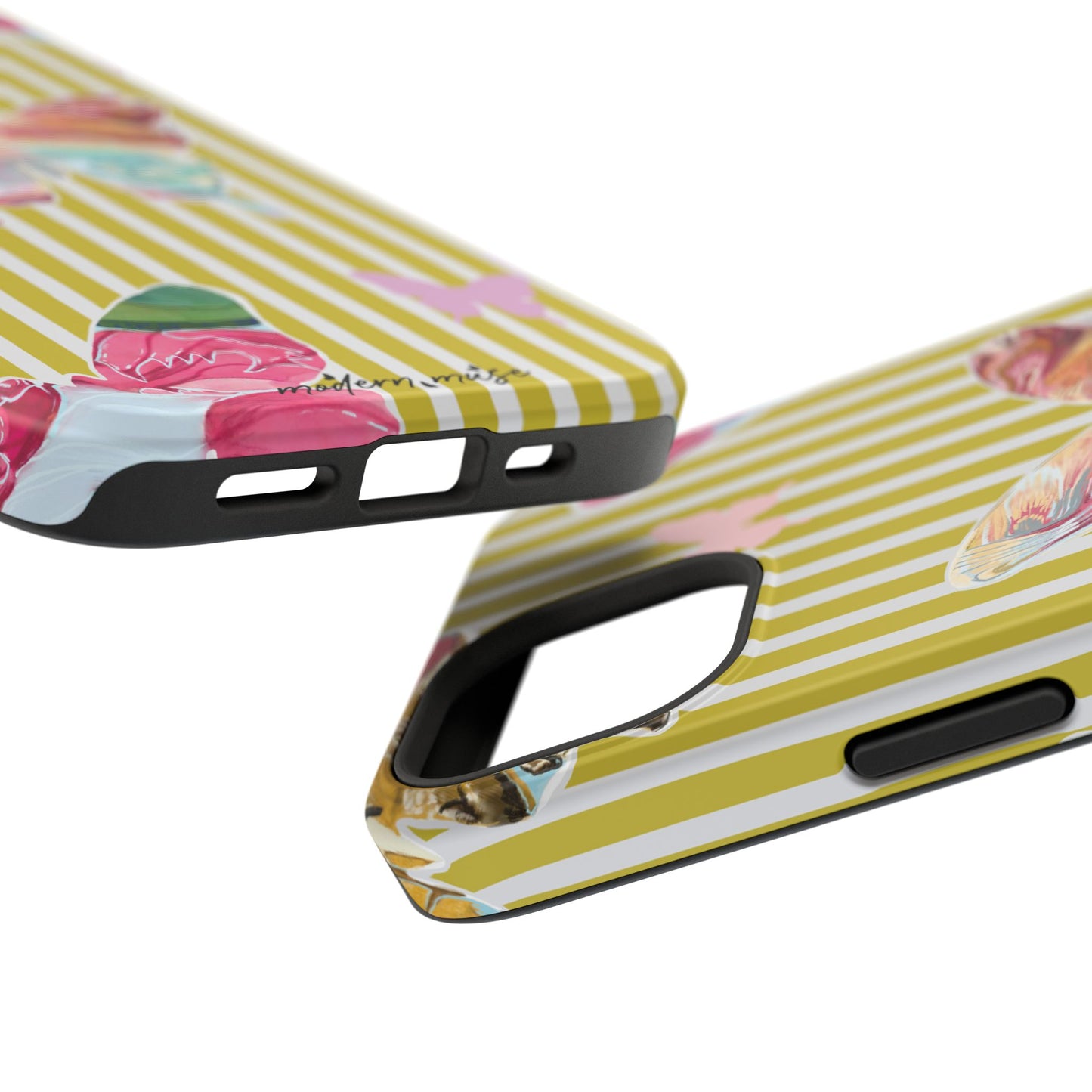 Stripe Butterfly Phone Case