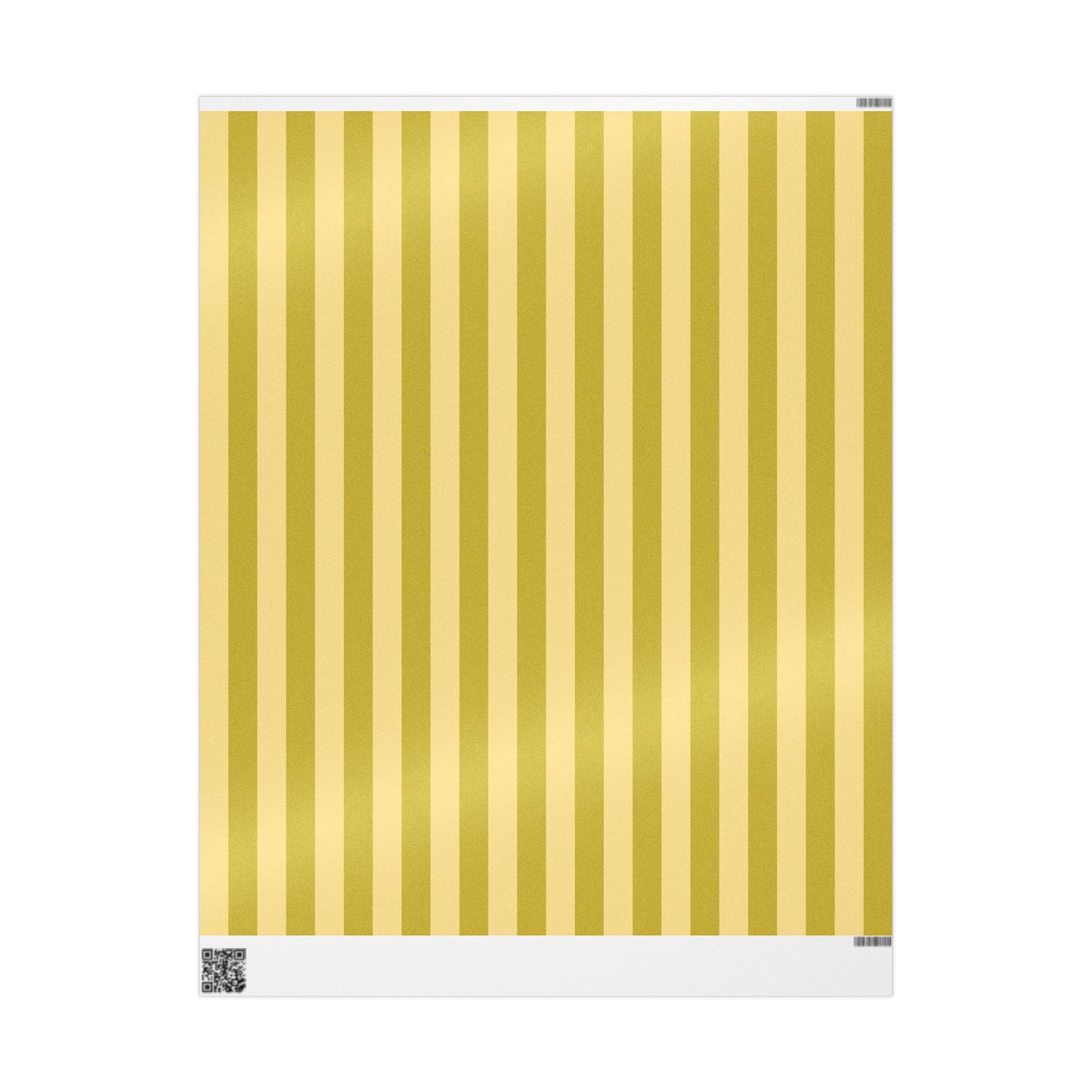 Yellow and Green Stripe Gift Wrap