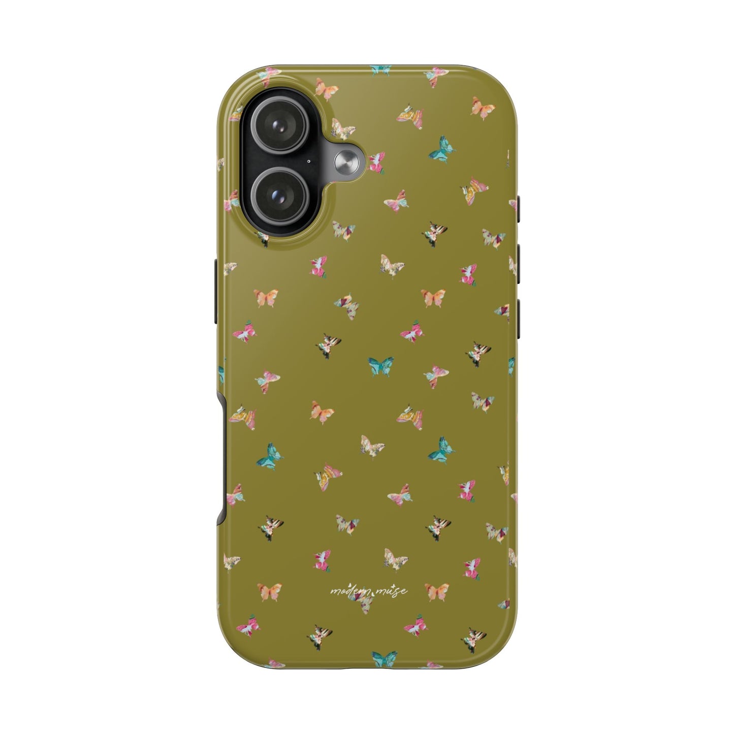 Mini Butterflies Chartreuse Phone Case