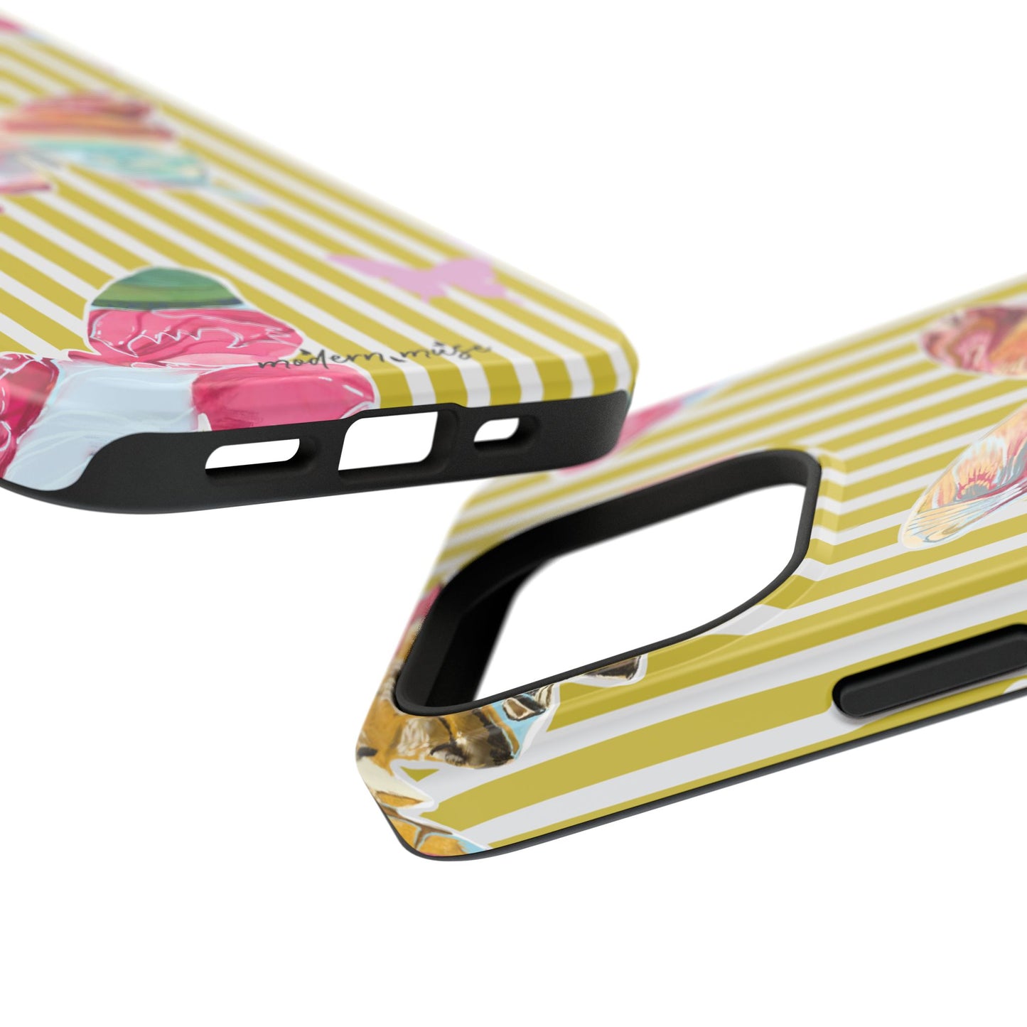 Stripe Butterfly Phone Case