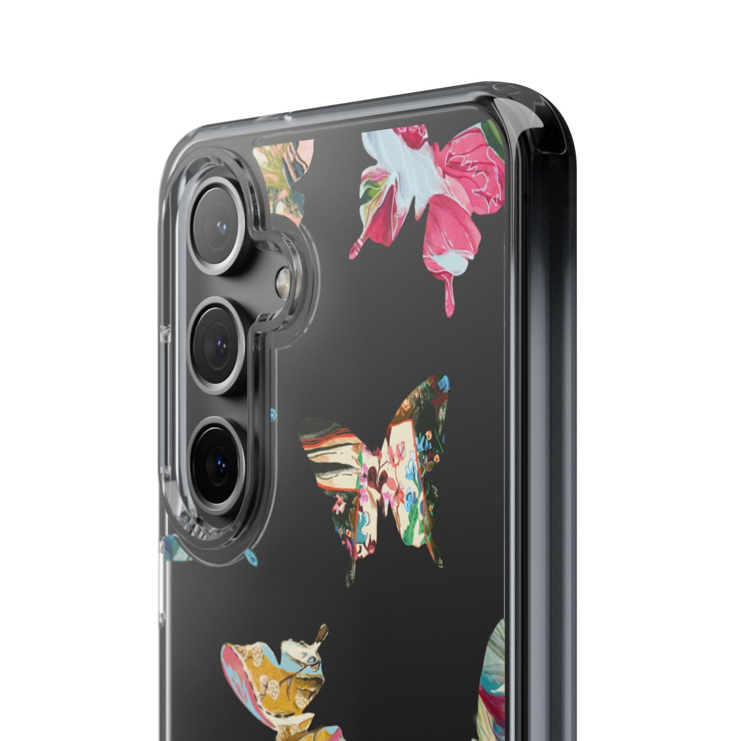Clear Large Butterflies Phone Case