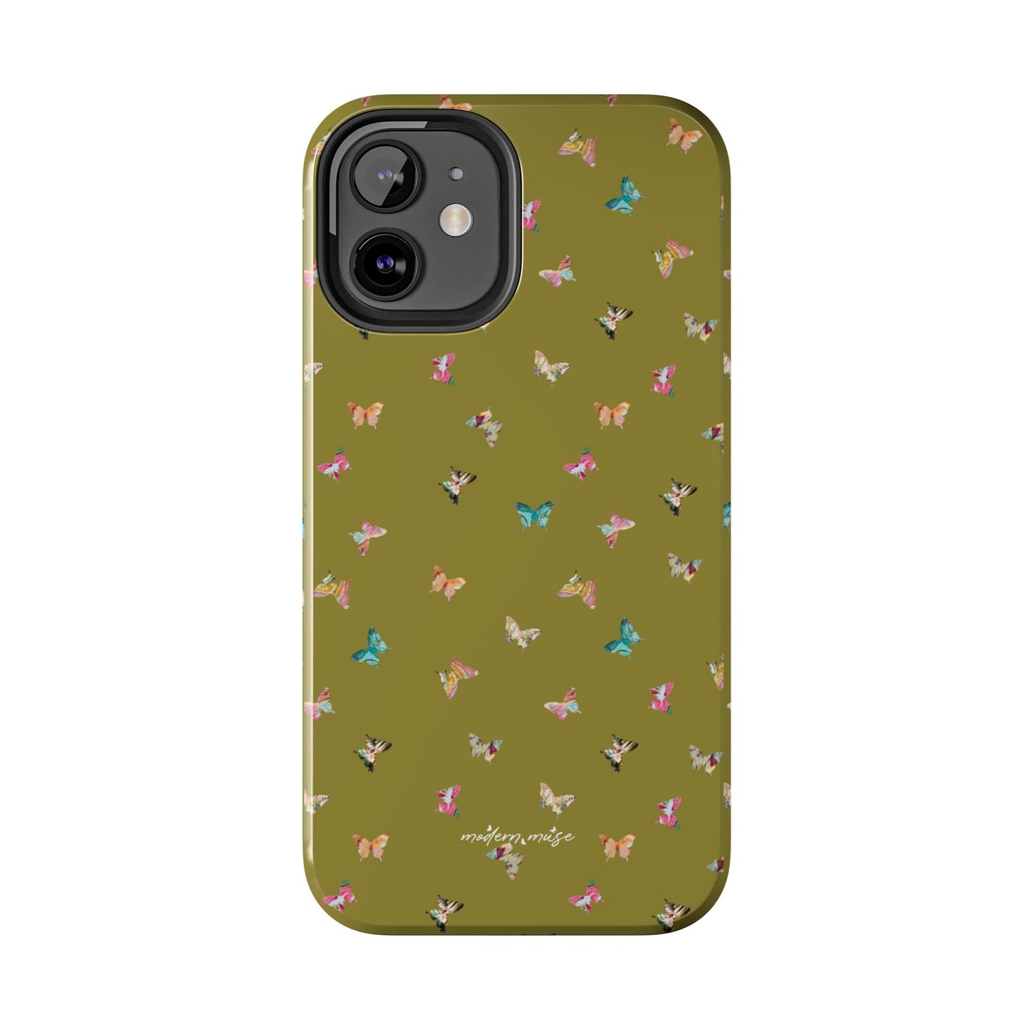 Mini Butterflies Chartreuse Phone Case
