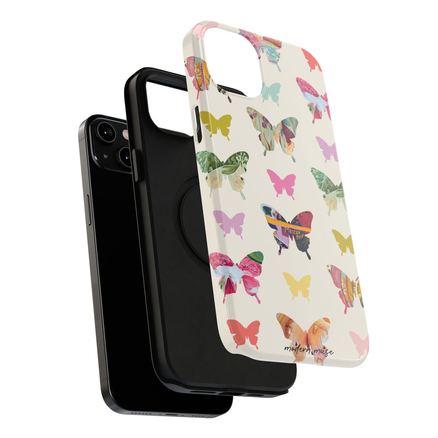 Monochromatic Butterfly Phone Case