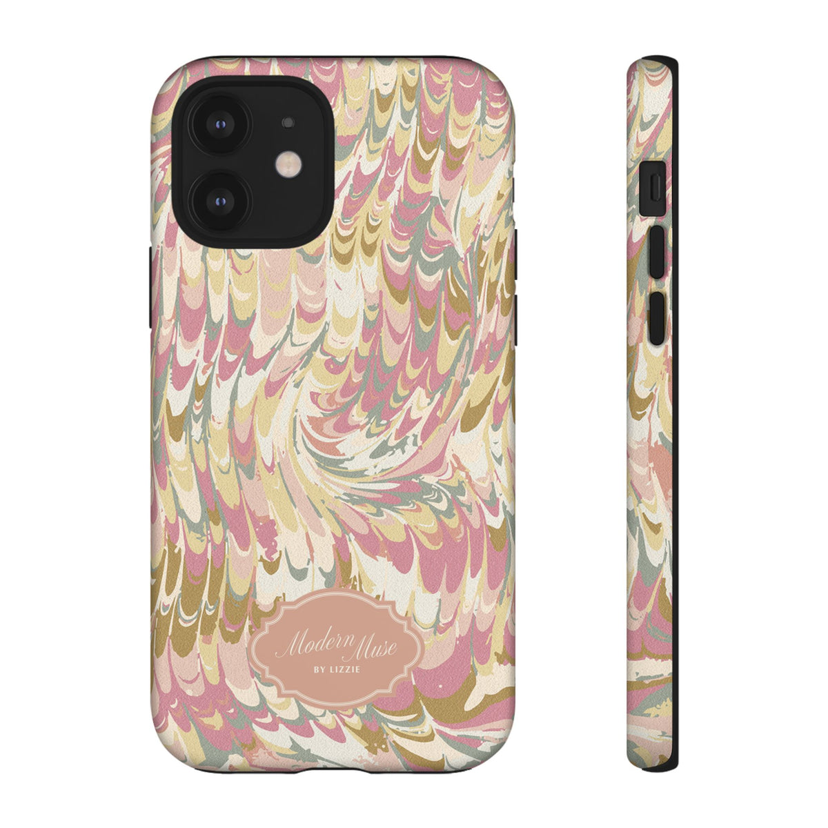 Peachy Italian Marble Phone Case