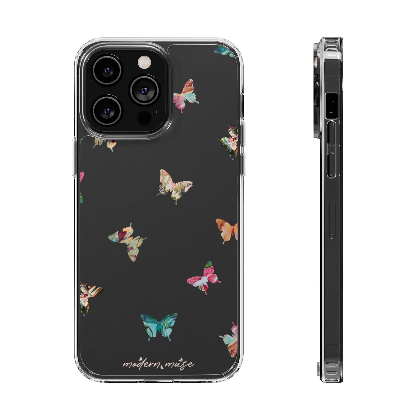 Clear Mini Butterflies Phone Case