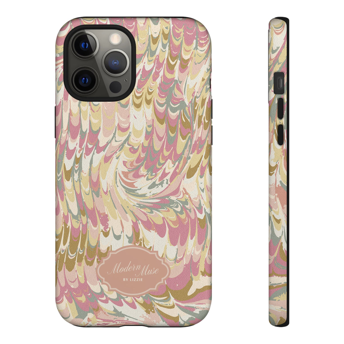 Peachy Italian Marble Phone Case