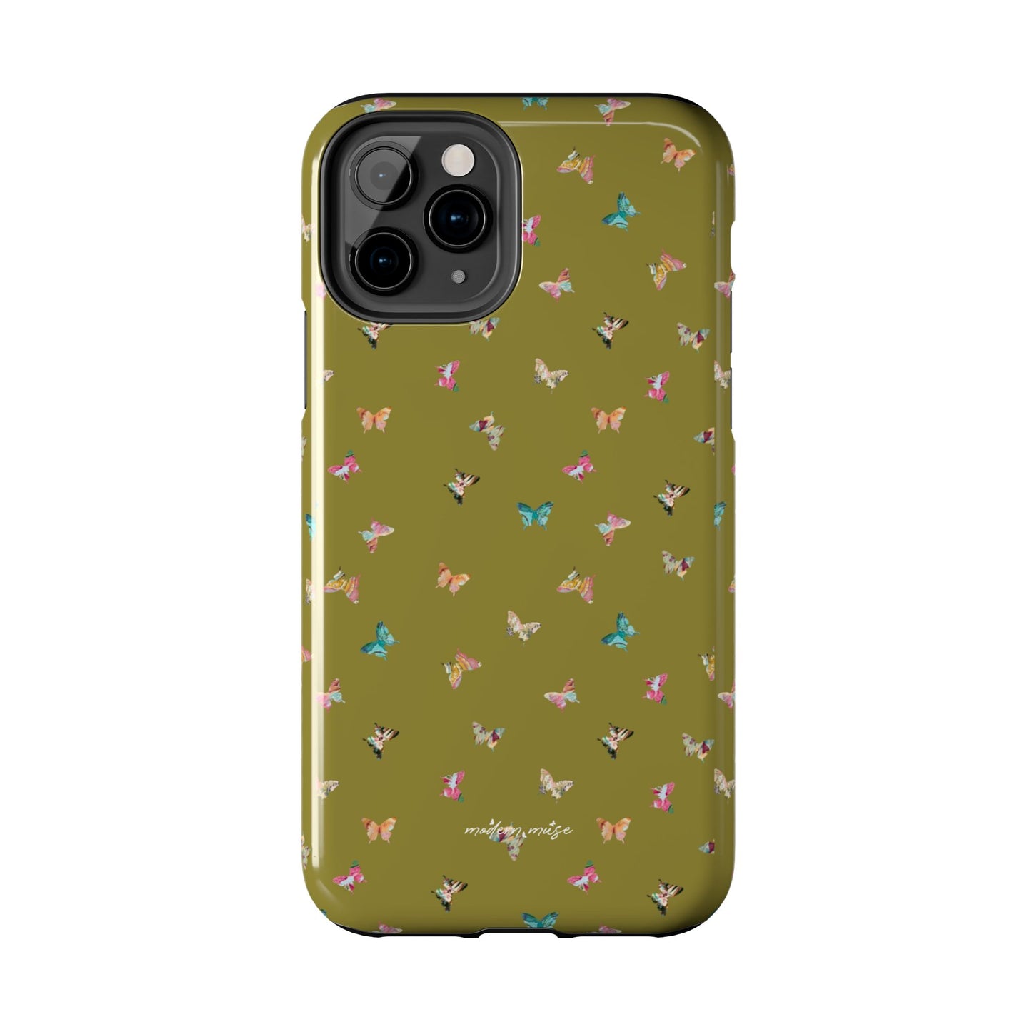 Mini Butterflies Chartreuse Phone Case