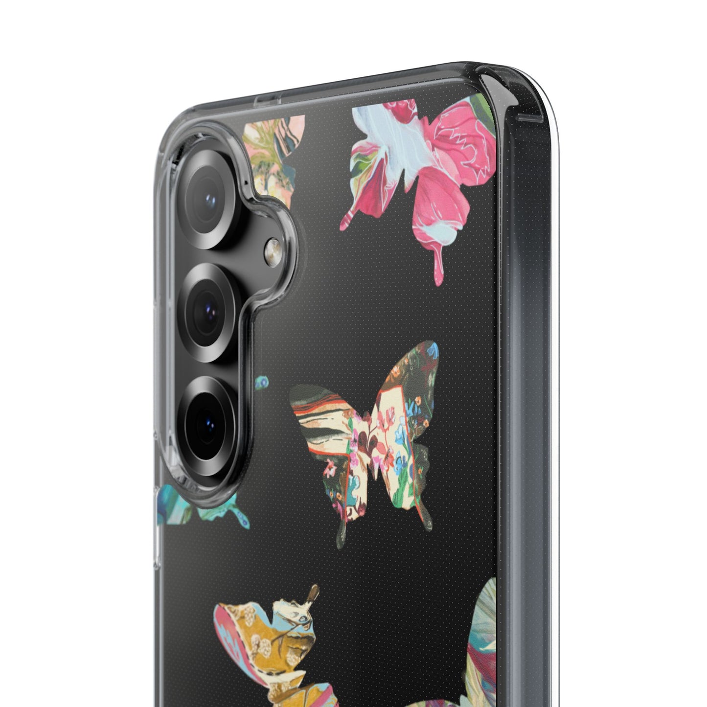Clear Large Butterflies Phone Case