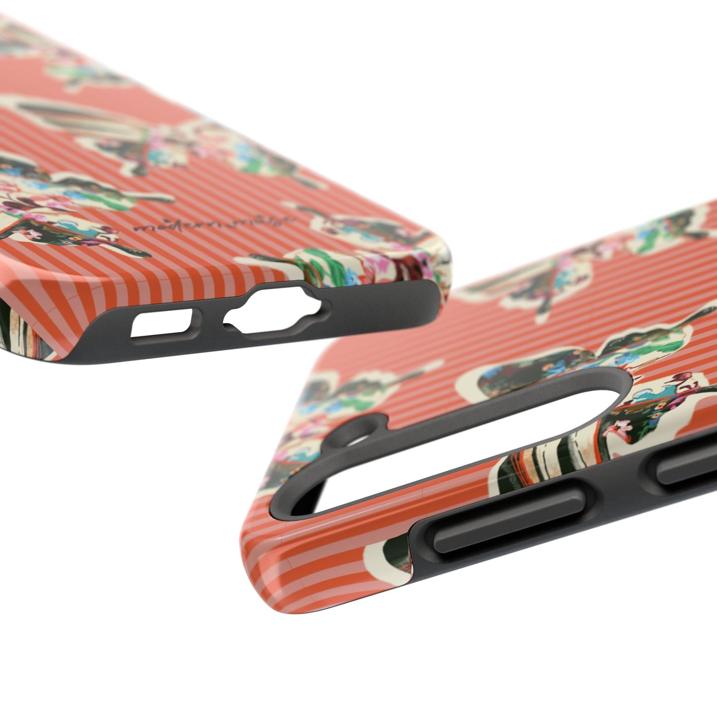 Red Stripe Butterfly Phone Case