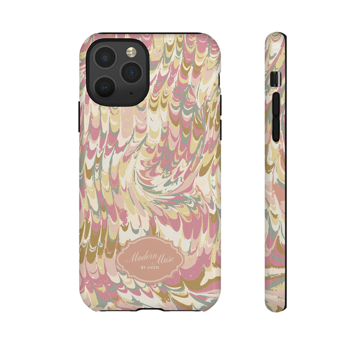 Peachy Italian Marble Phone Case