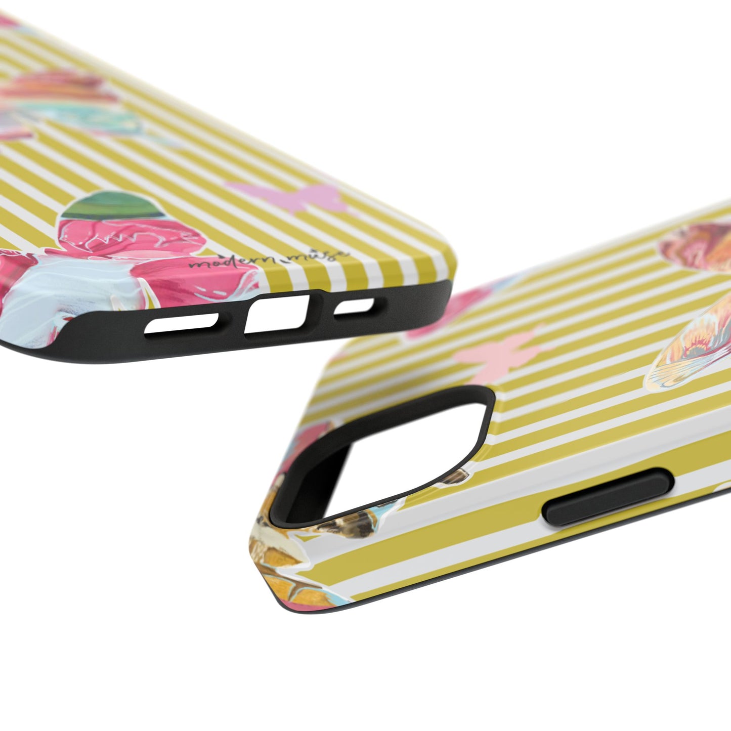 Stripe Butterfly Phone Case