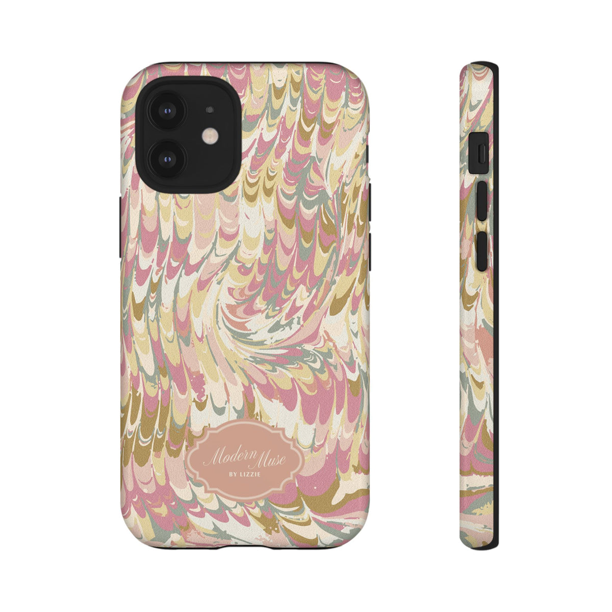 Peachy Italian Marble Phone Case
