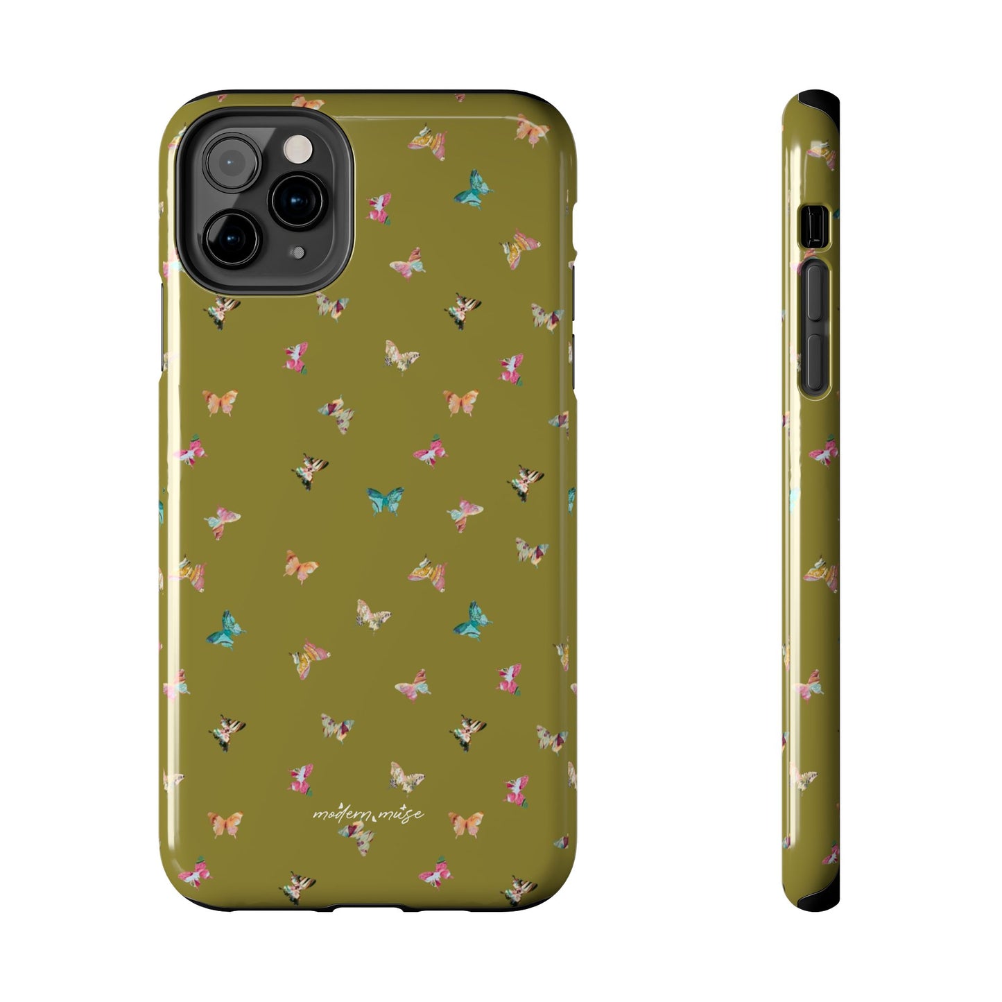 Mini Butterflies Chartreuse Phone Case