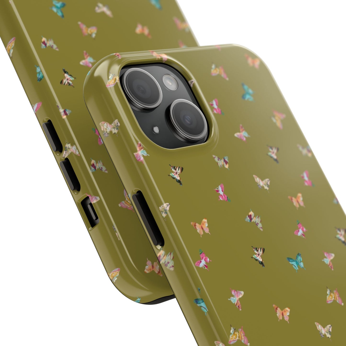 Mini Butterflies Chartreuse Phone Case