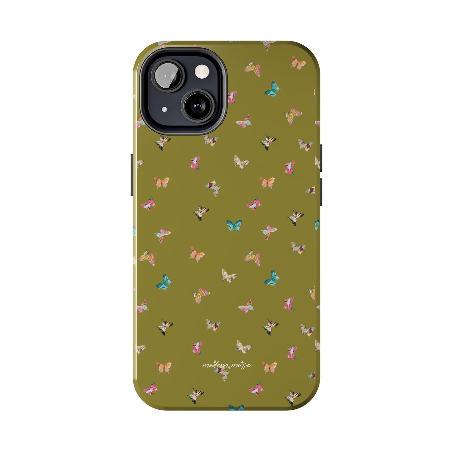Mini Butterflies Chartreuse Phone Case