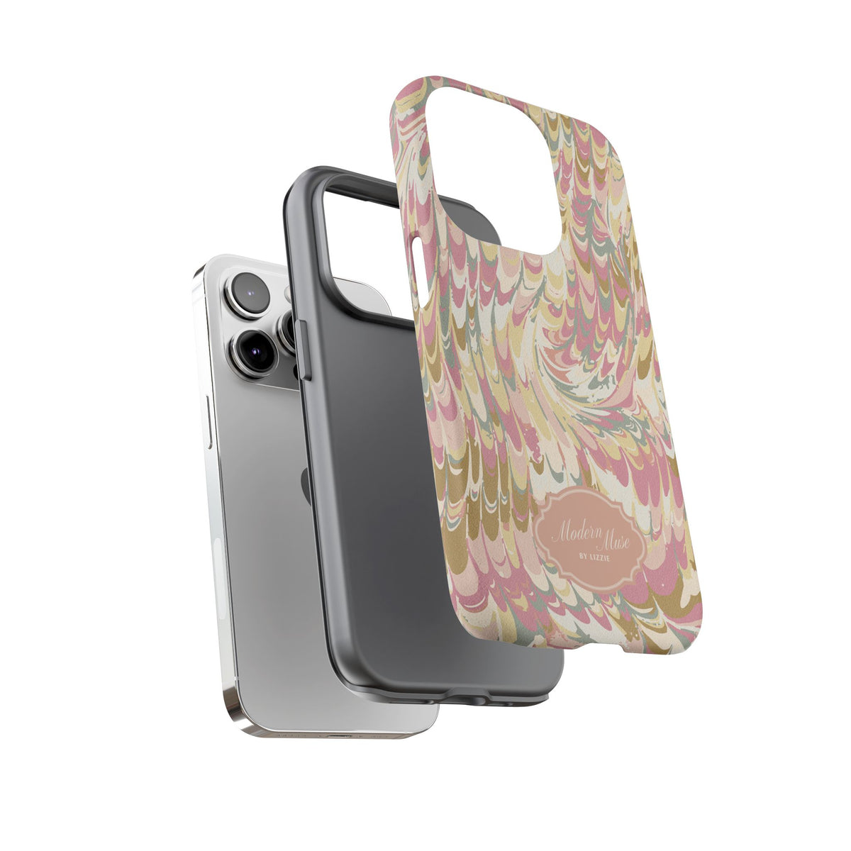 Peachy Italian Marble Phone Case