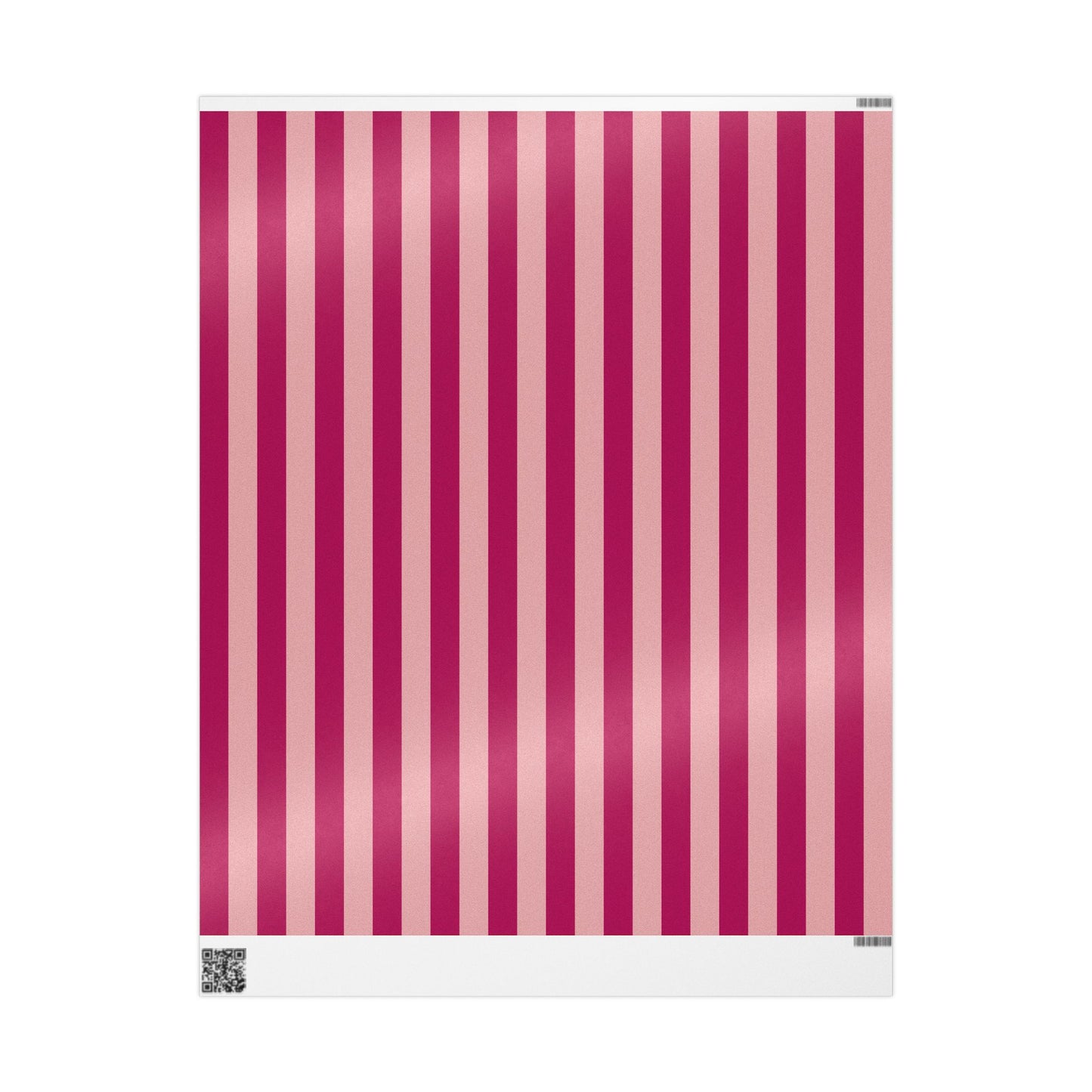 Hot Pink Stripe Gift Wrap