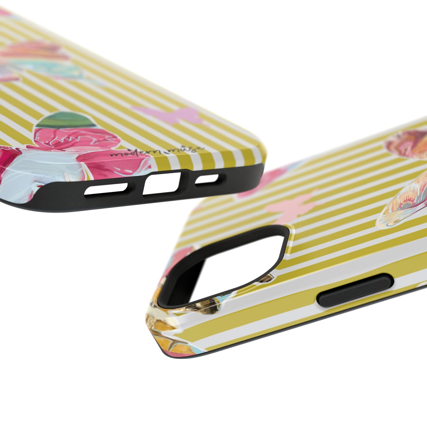 Stripe Butterfly Phone Case