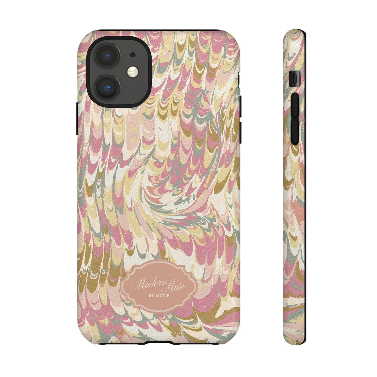Peachy Italian Marble Phone Case