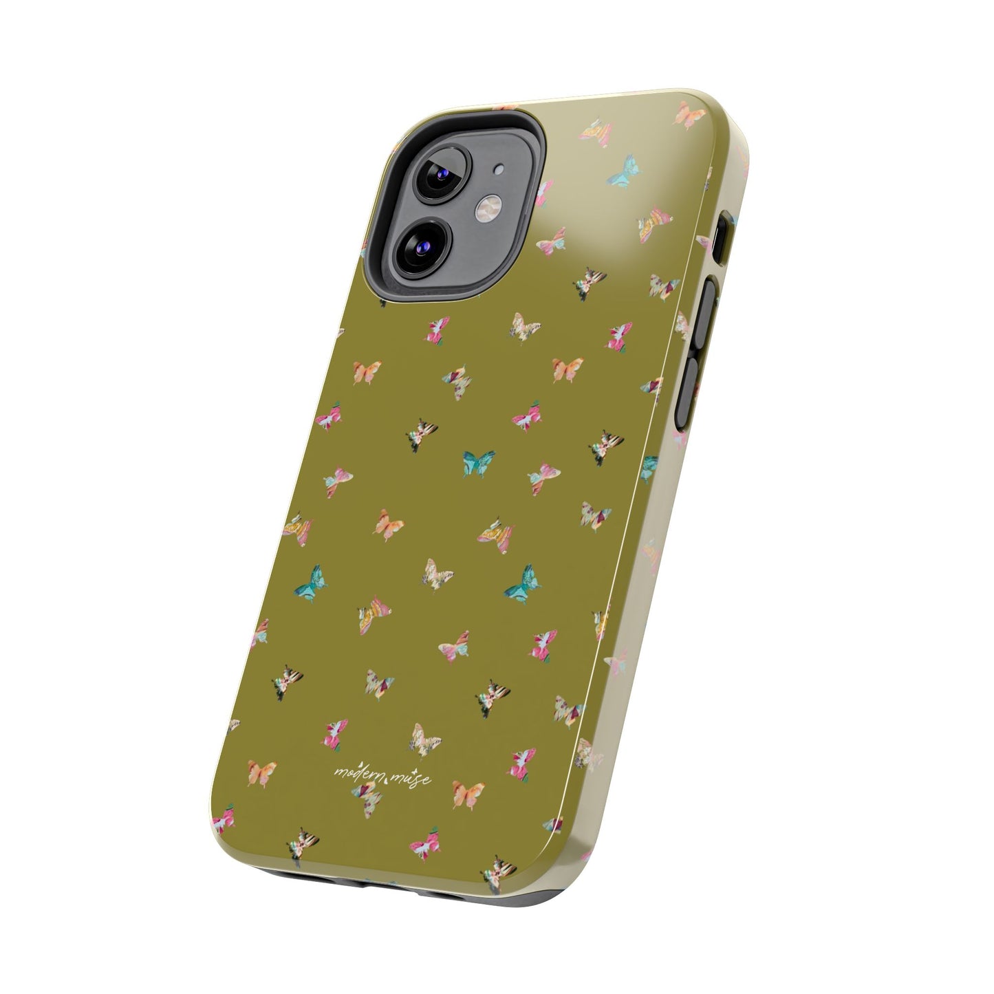 Mini Butterflies Chartreuse Phone Case