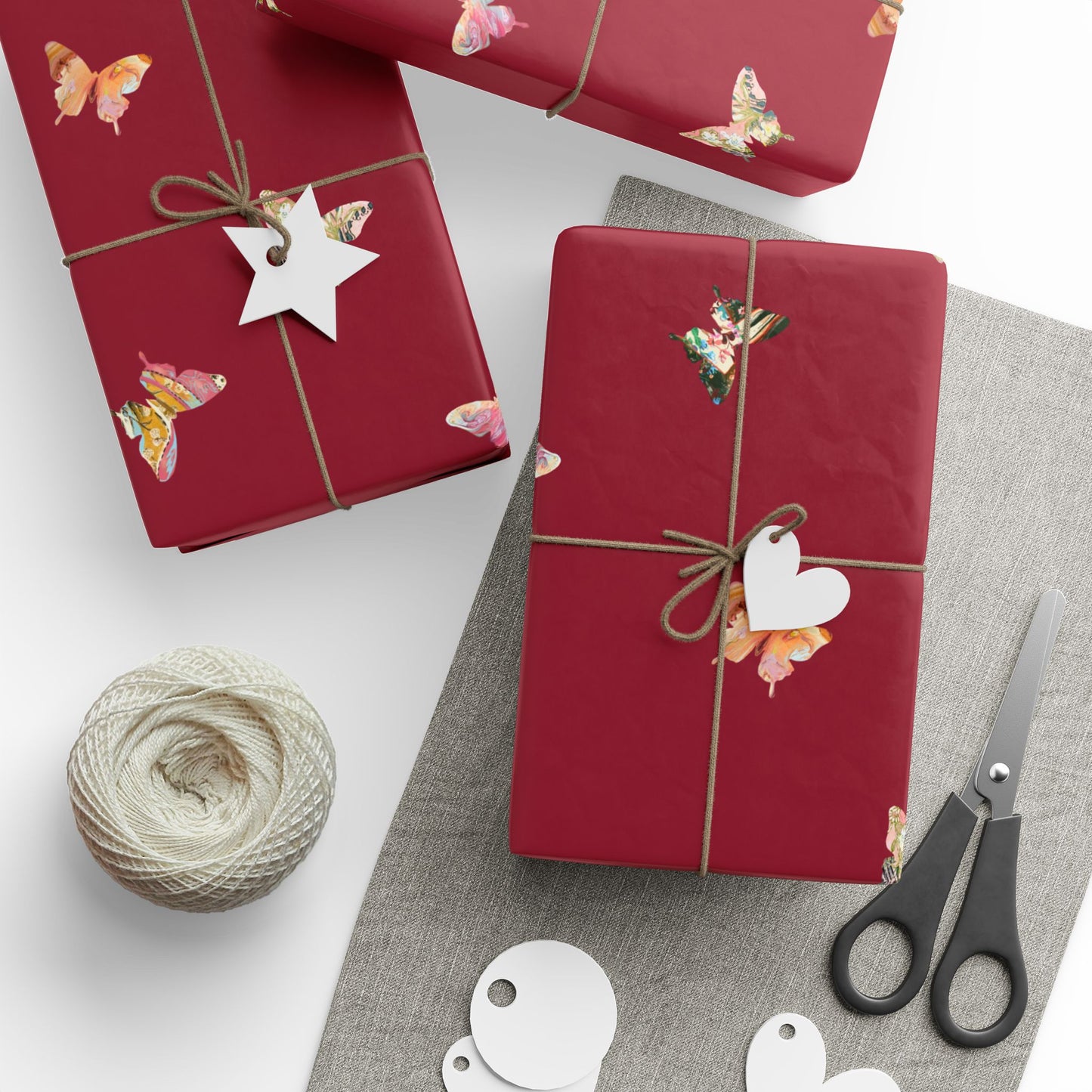 Rouge Butterfly Gift Wrap