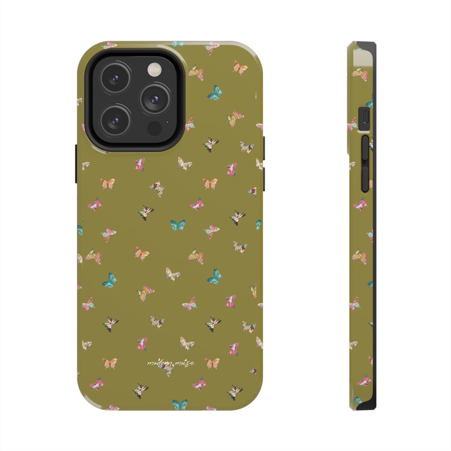 Mini Butterflies Chartreuse Phone Case