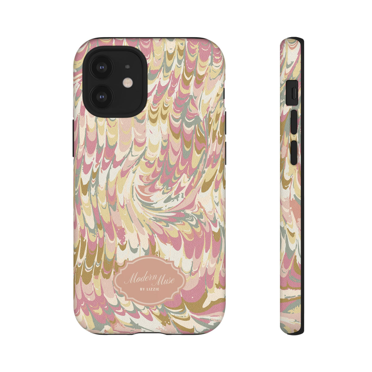 Peachy Italian Marble Phone Case