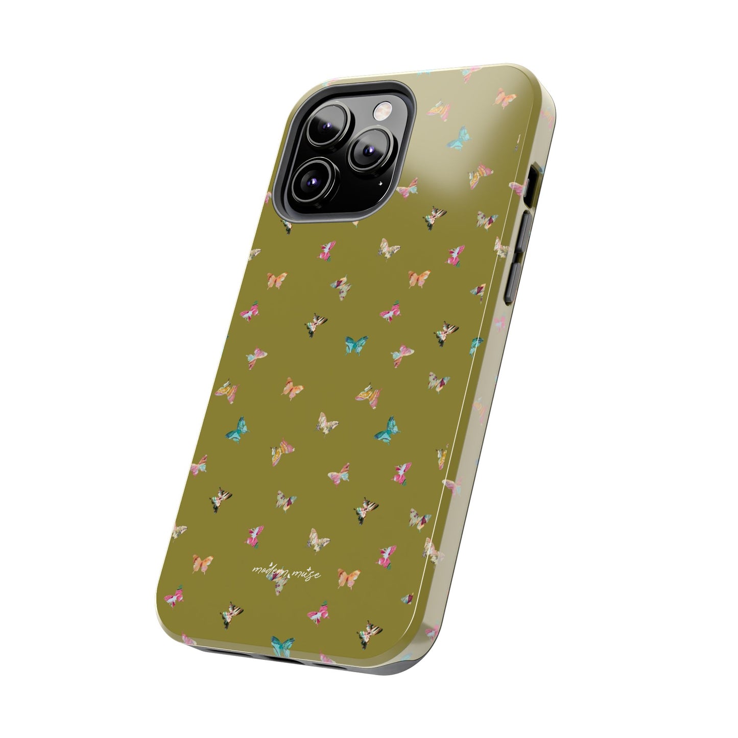 Mini Butterflies Chartreuse Phone Case