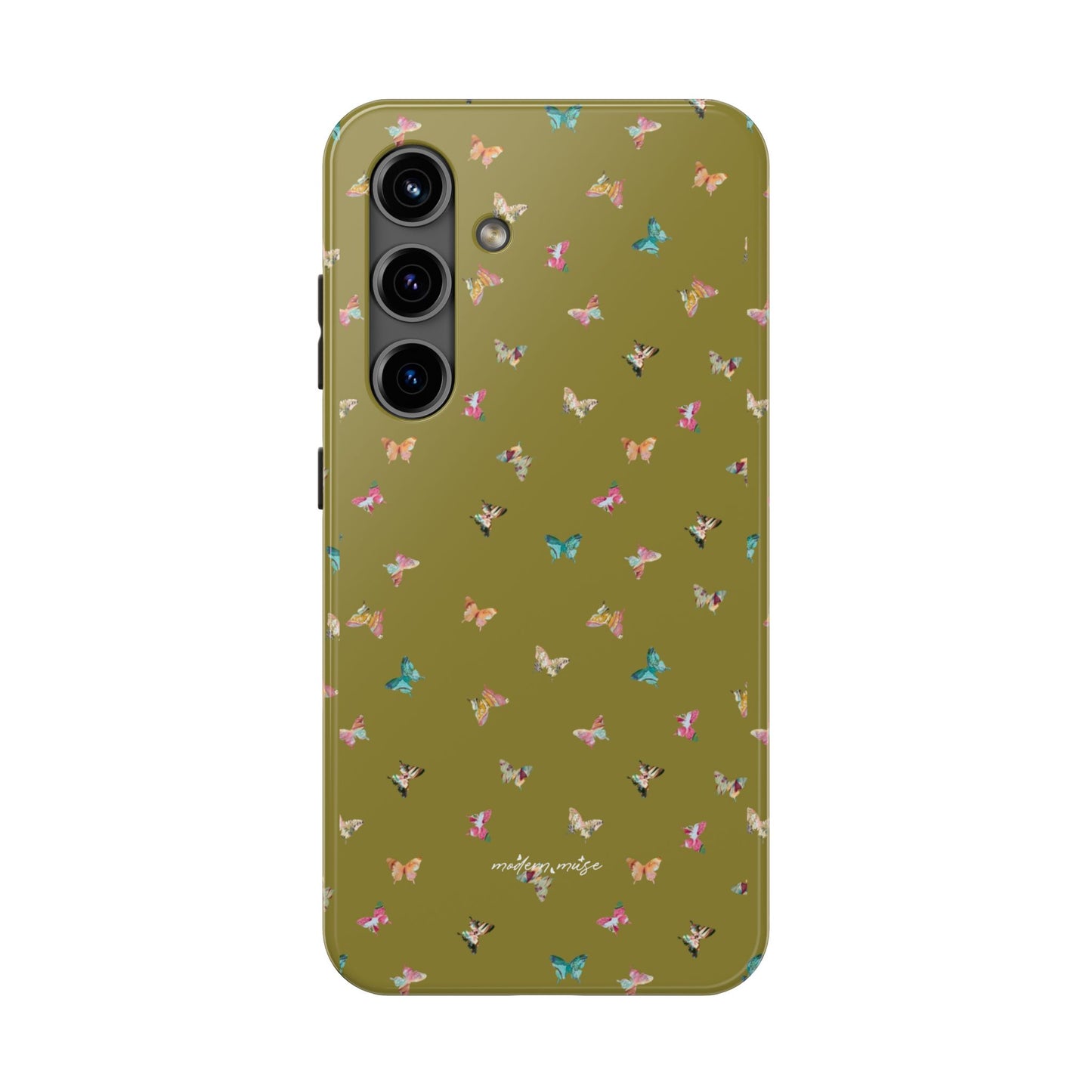 Mini Butterflies Chartreuse Phone Case