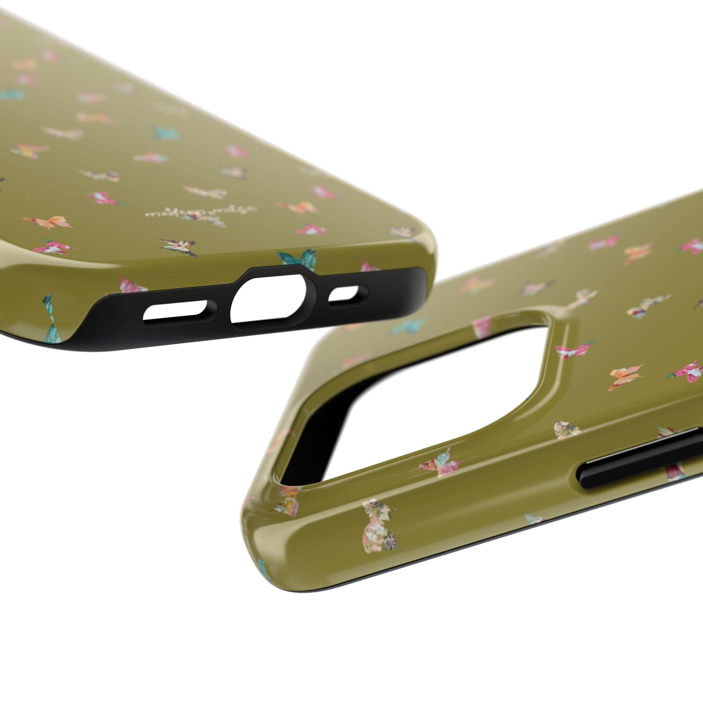 Mini Butterflies Chartreuse Phone Case