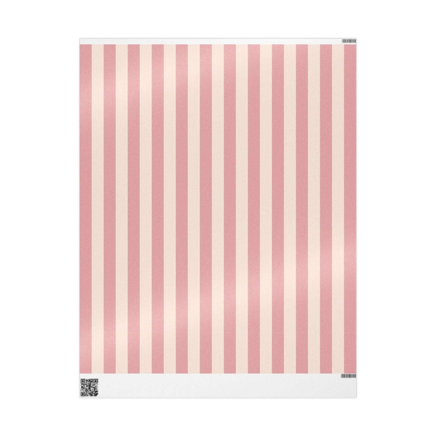 Light Pink Stripe Gift Wrap