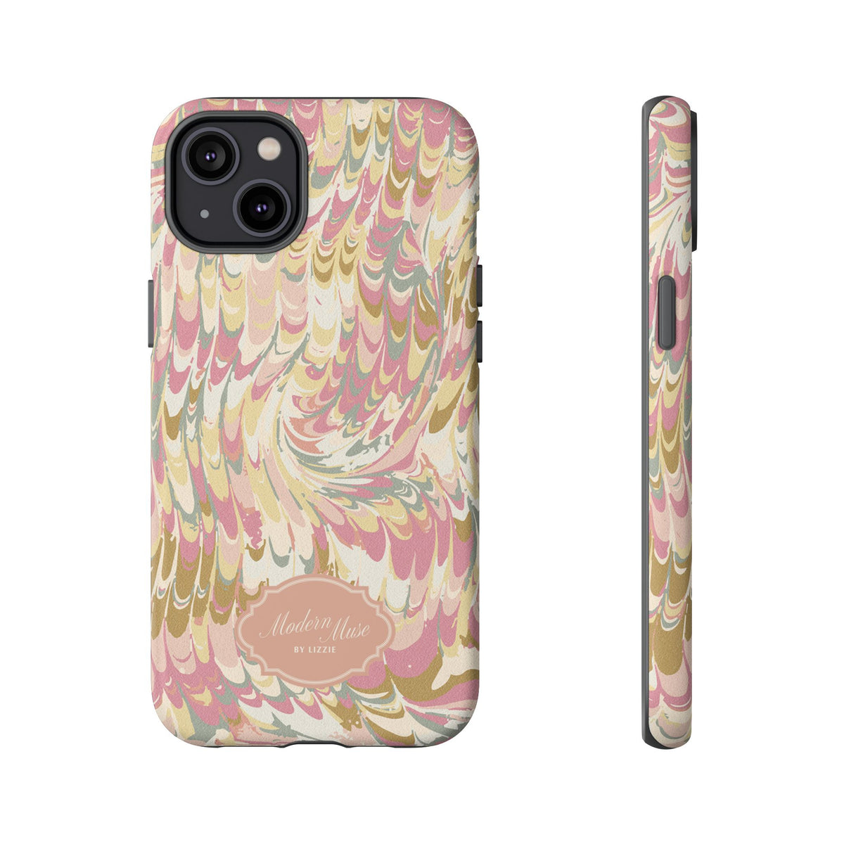 Peachy Italian Marble Phone Case
