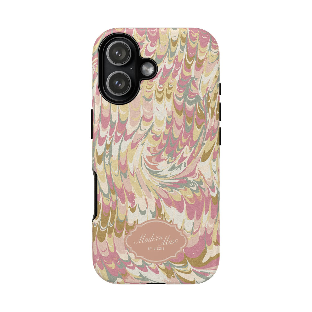 Peachy Italian Marble Phone Case