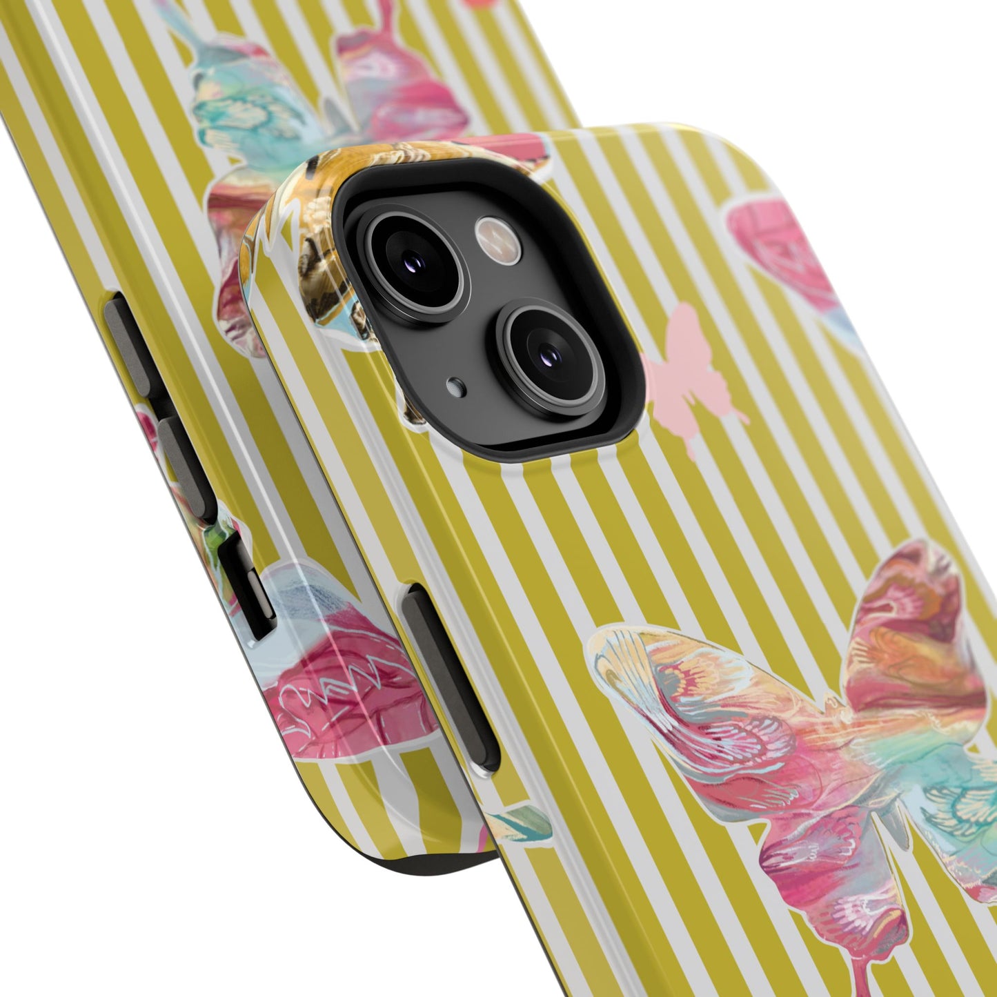 Stripe Butterfly Phone Case