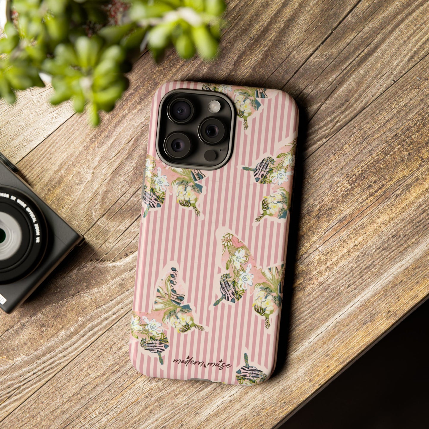 Vintage Rose Butterflyy Phone Case
