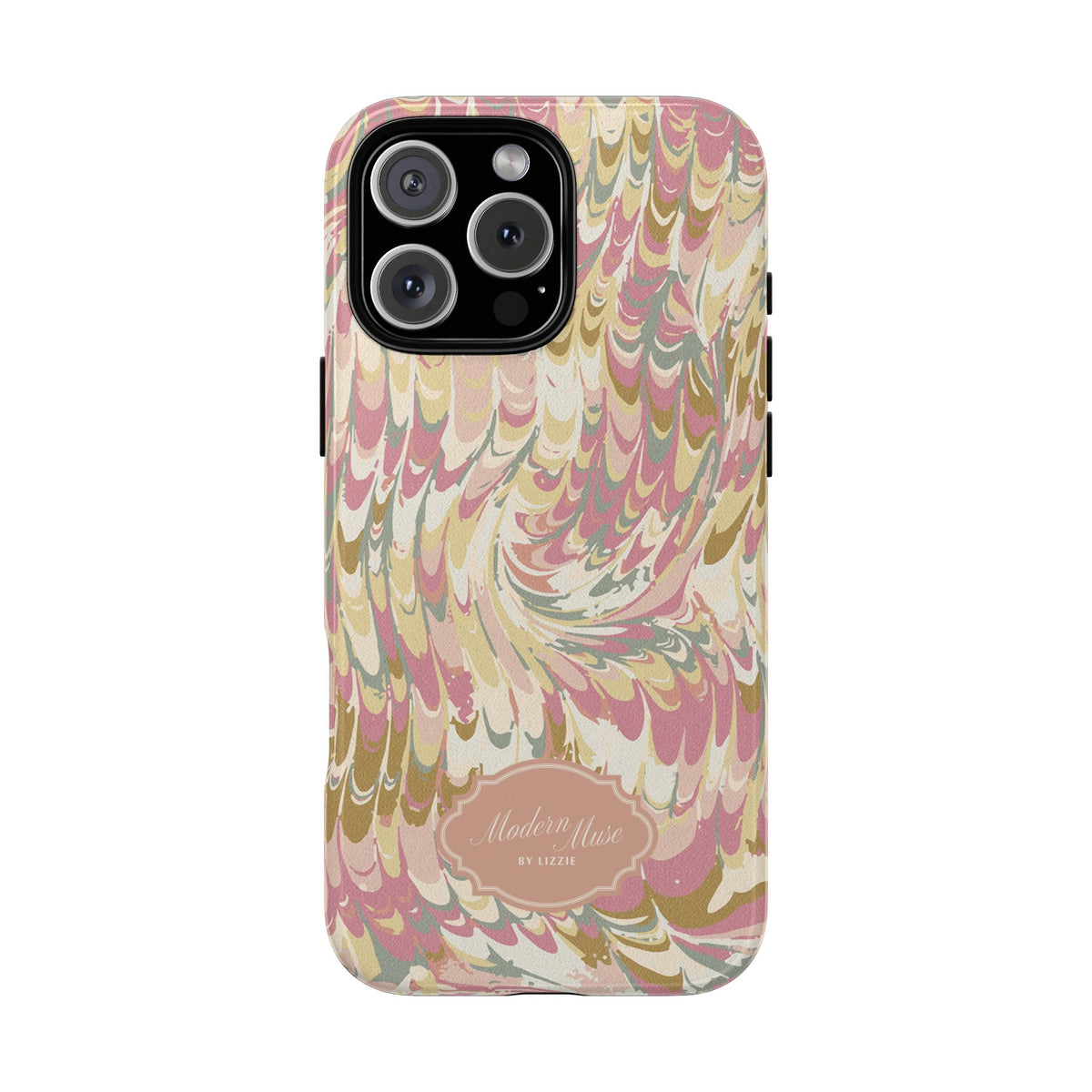 Peachy Italian Marble Phone Case