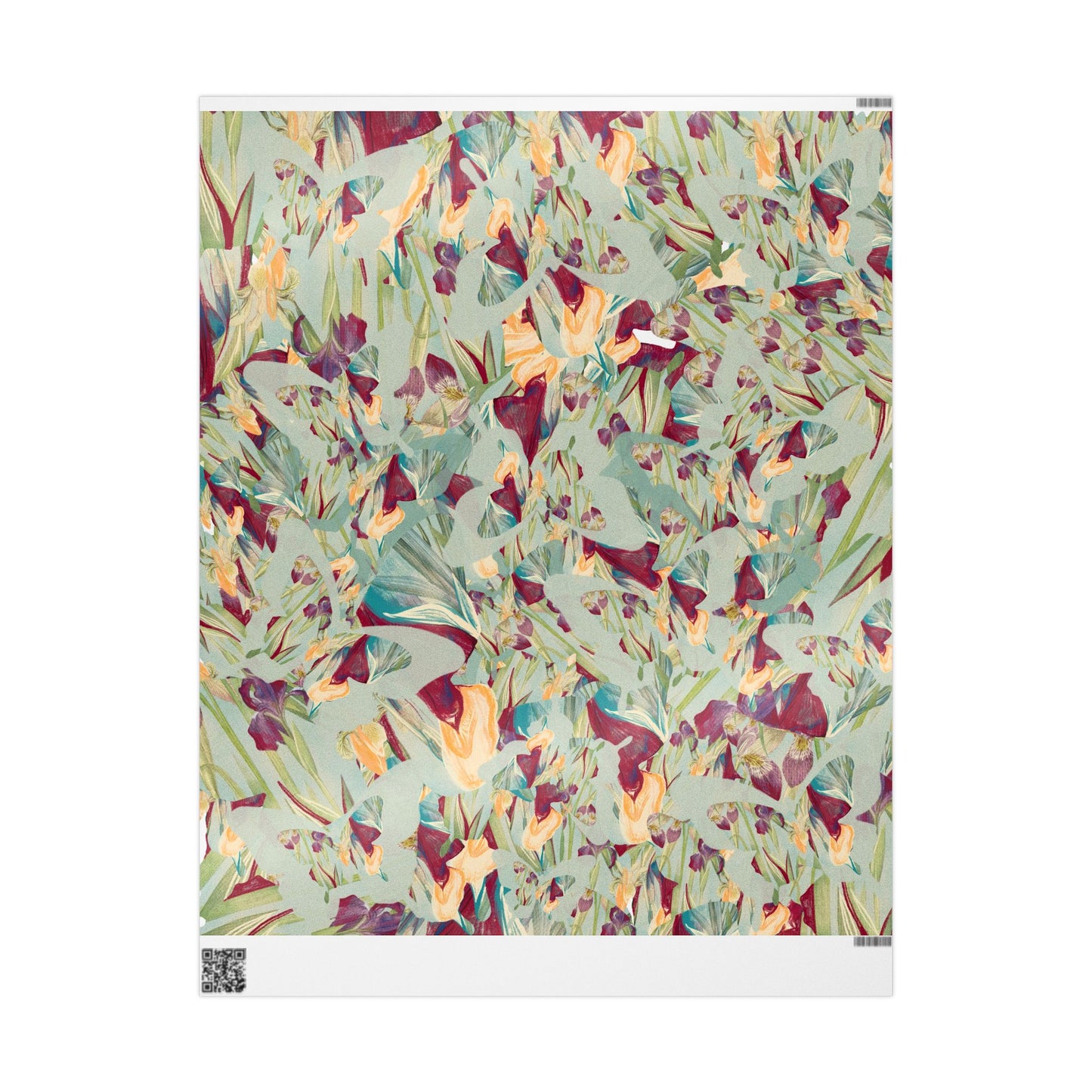 Blue Butterfly Gift Wrap