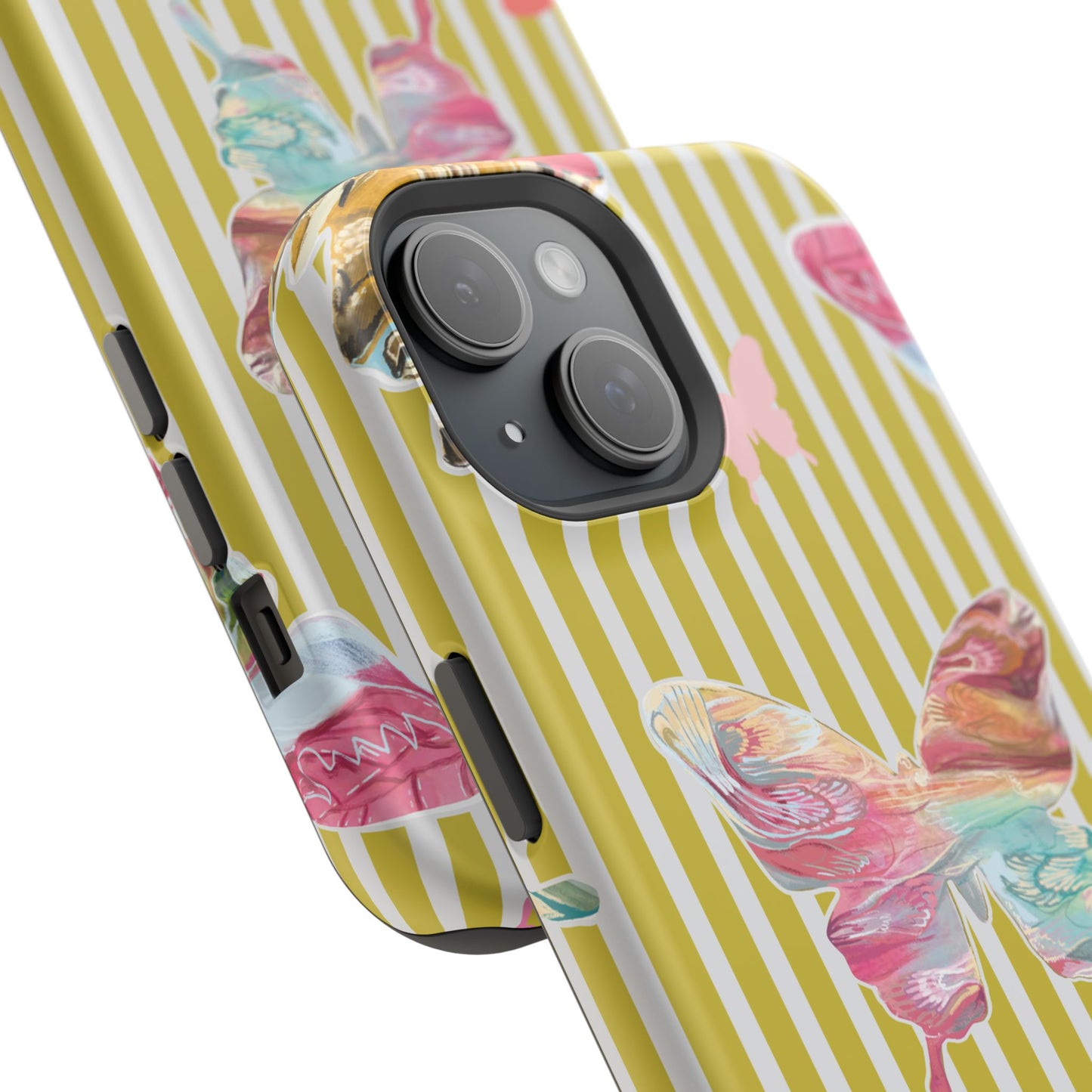 Stripe Butterfly Phone Case