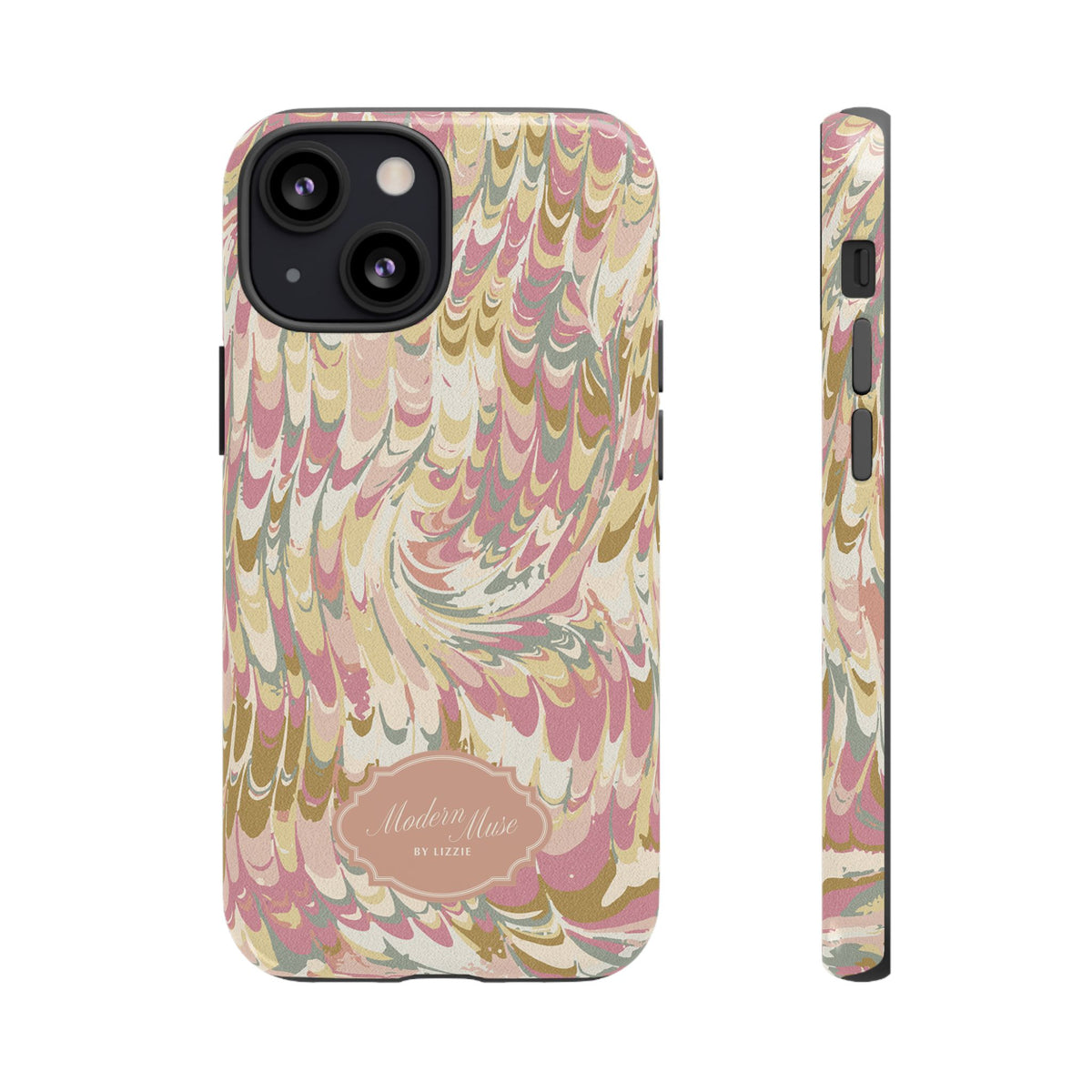 Peachy Italian Marble Phone Case