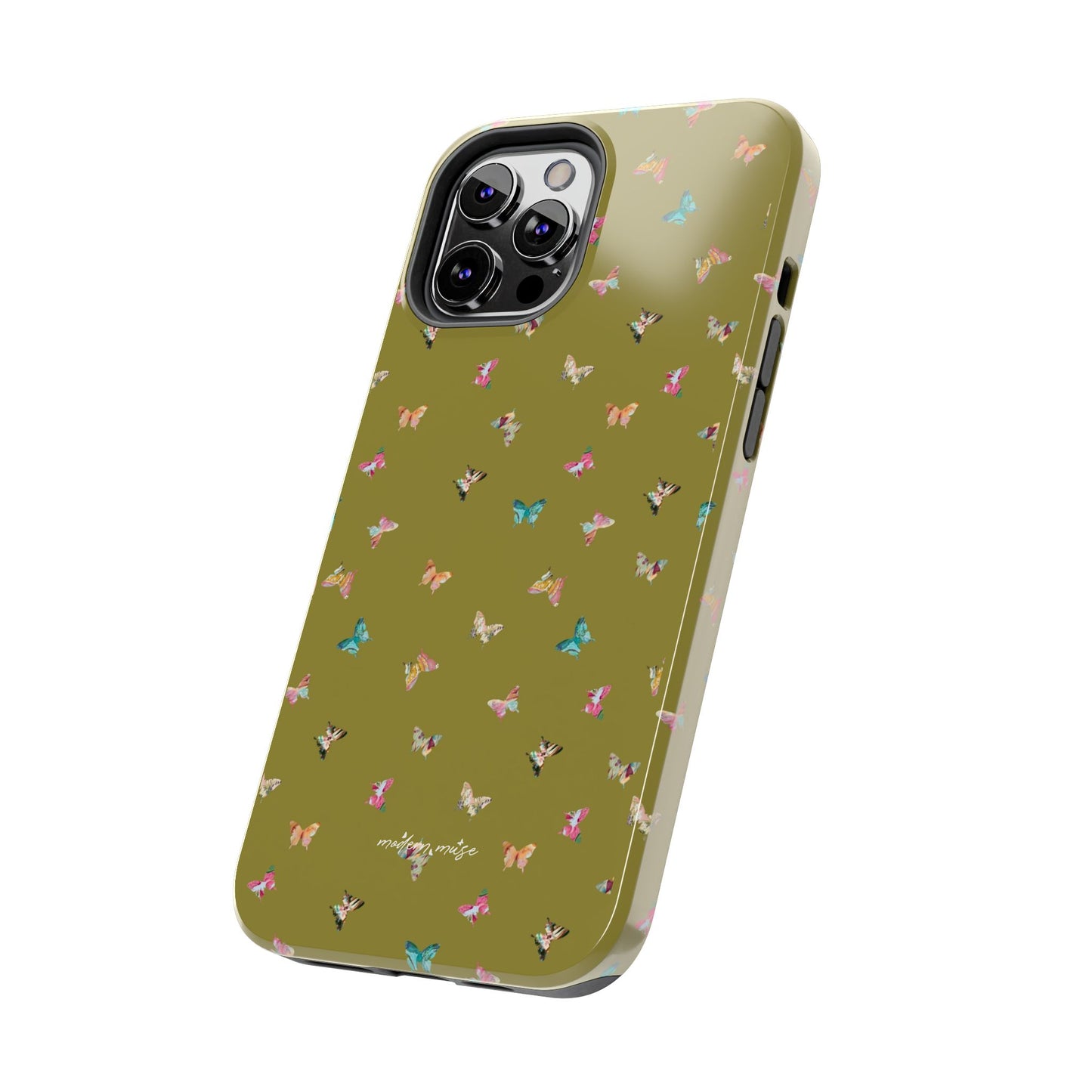 Mini Butterflies Chartreuse Phone Case