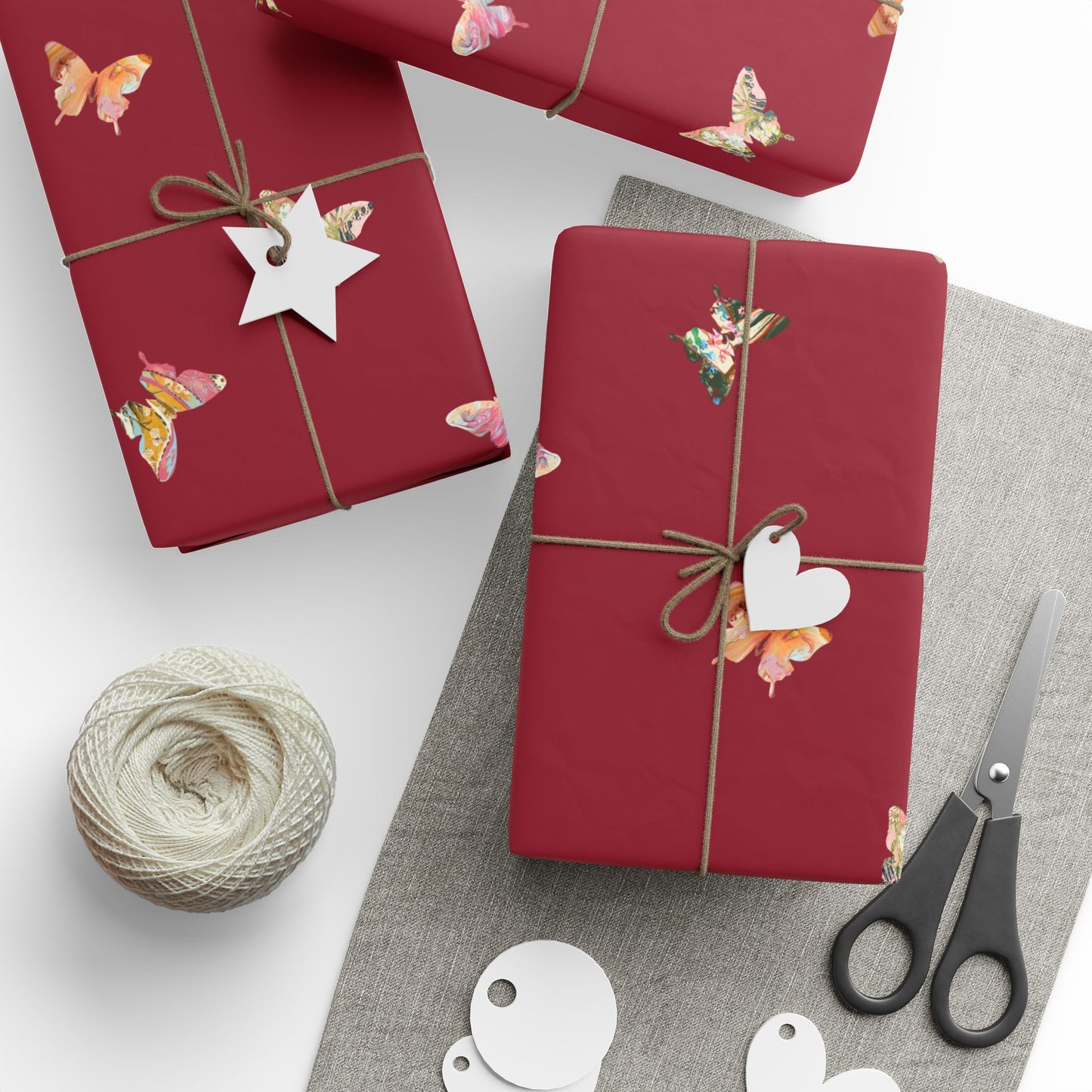 Rouge Butterfly Gift Wrap