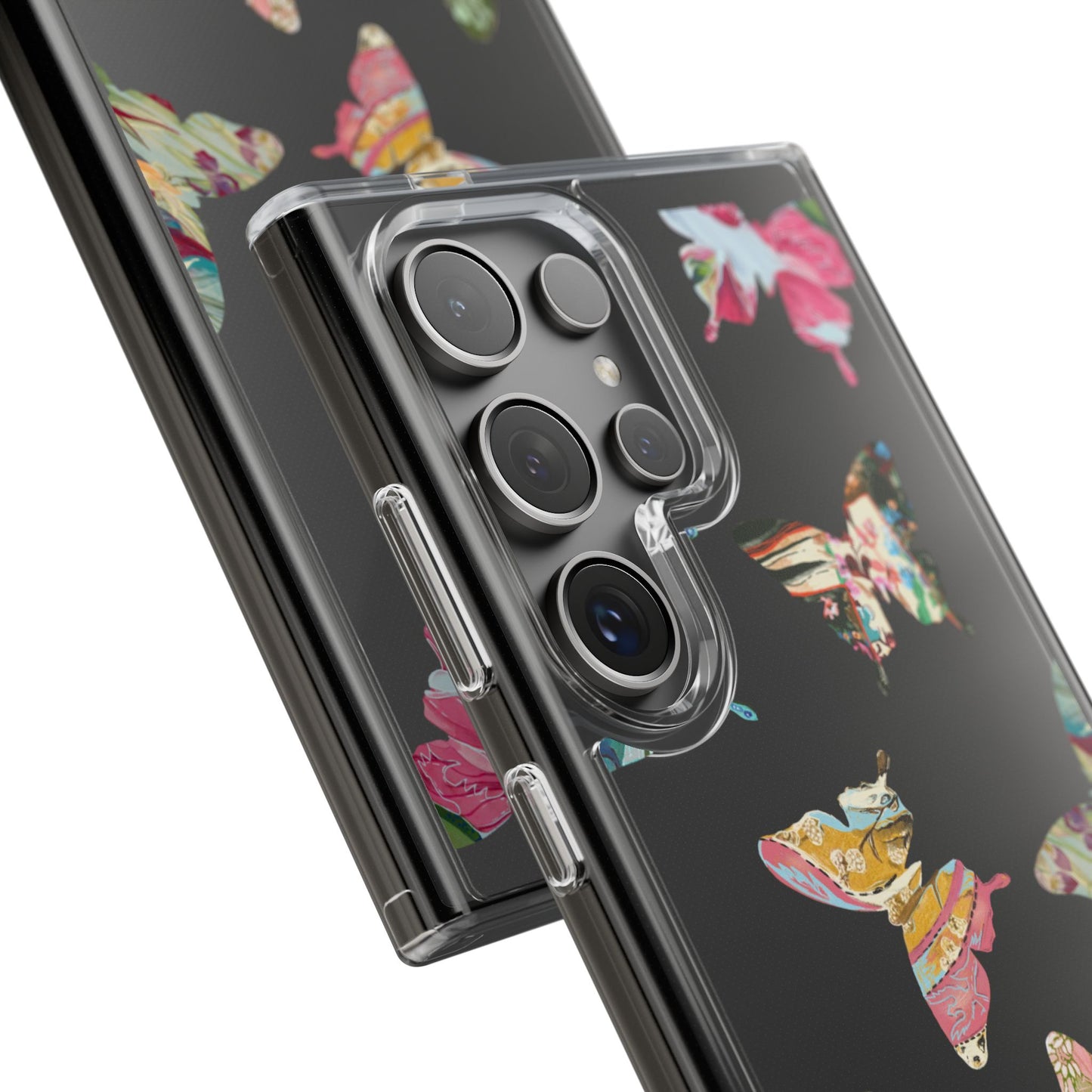 Clear Large Butterflies Phone Case