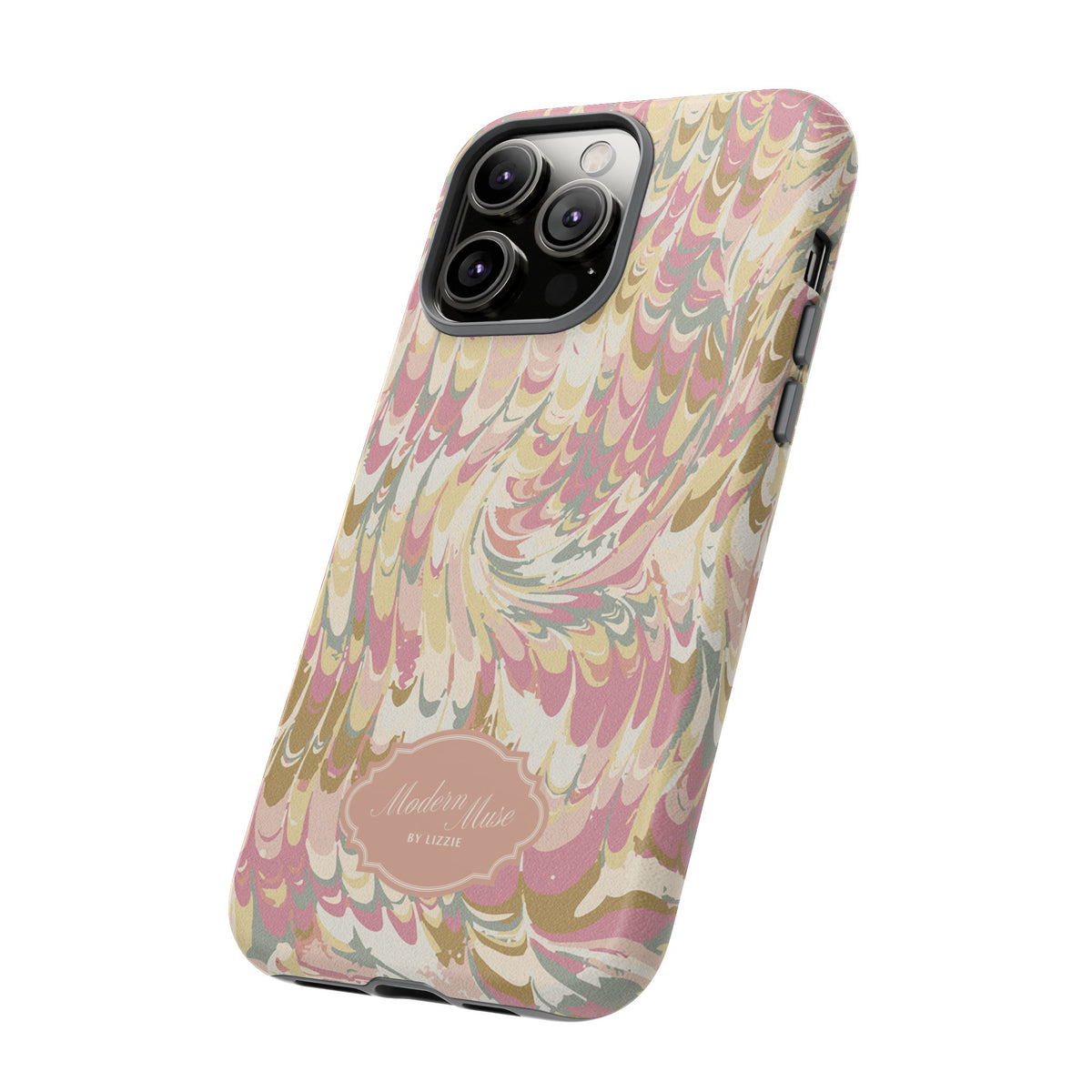 Peachy Italian Marble Phone Case