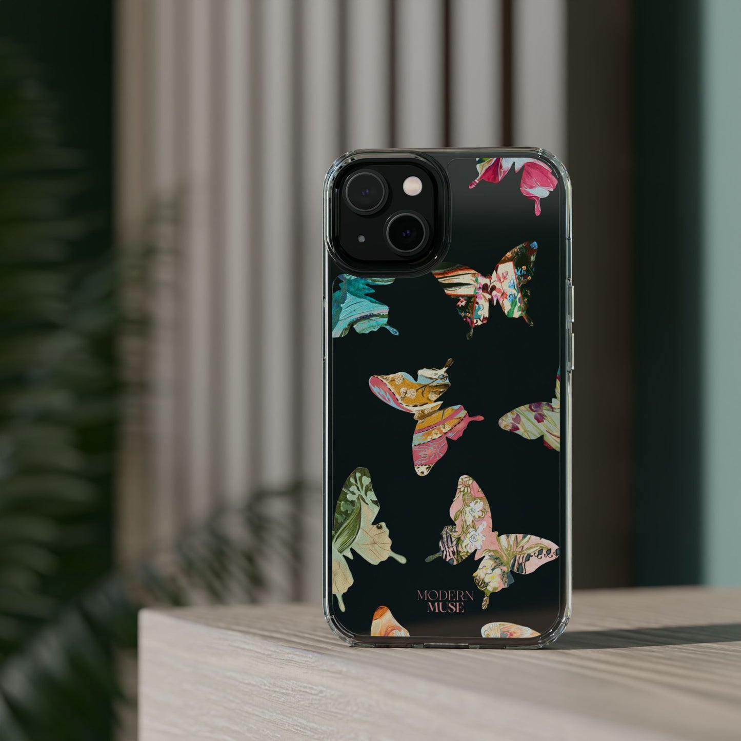 Clear Large Butterflies Phone Case