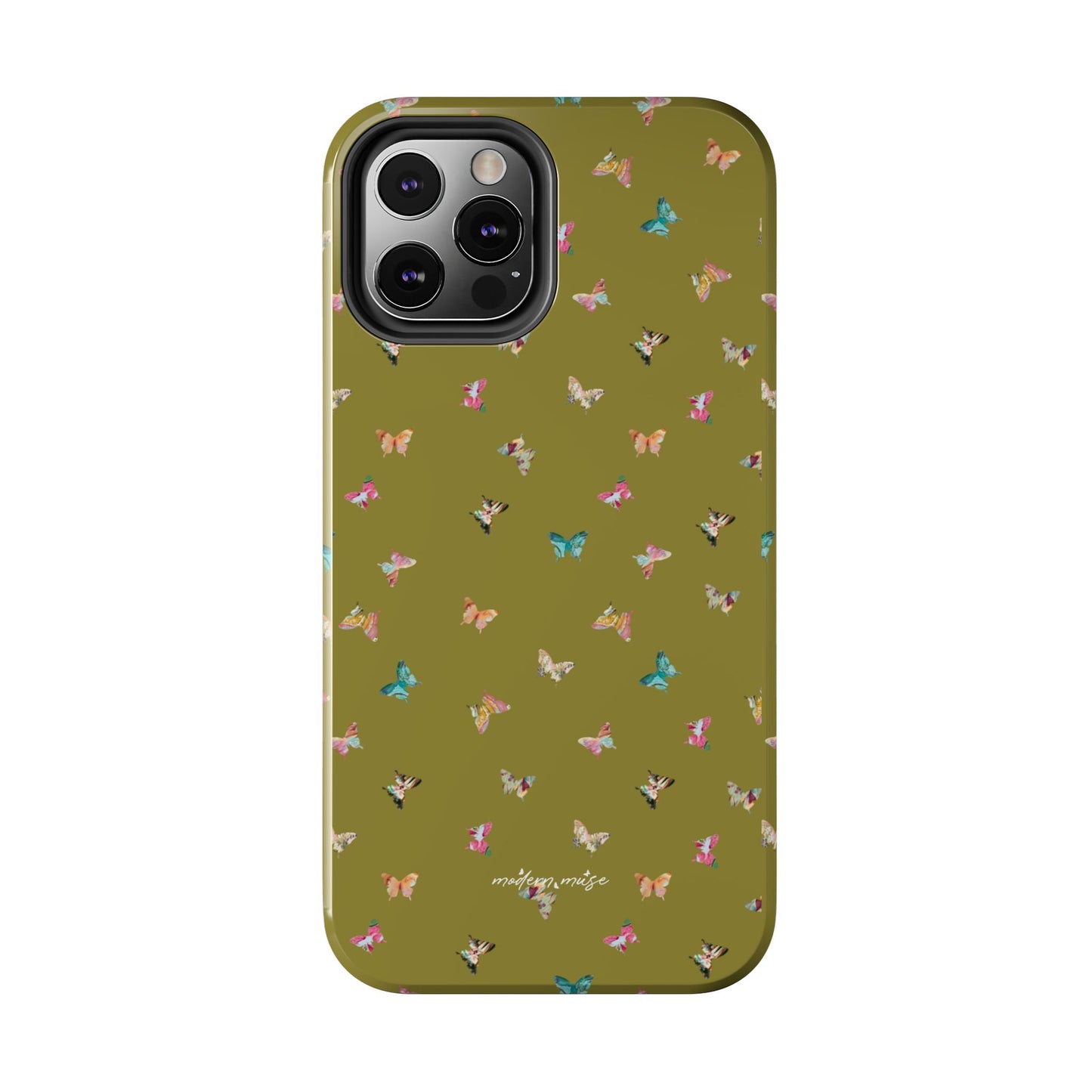 Mini Butterflies Chartreuse Phone Case