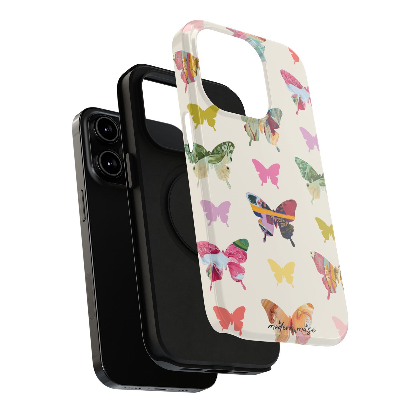 Monochromatic Butterfly Phone Case