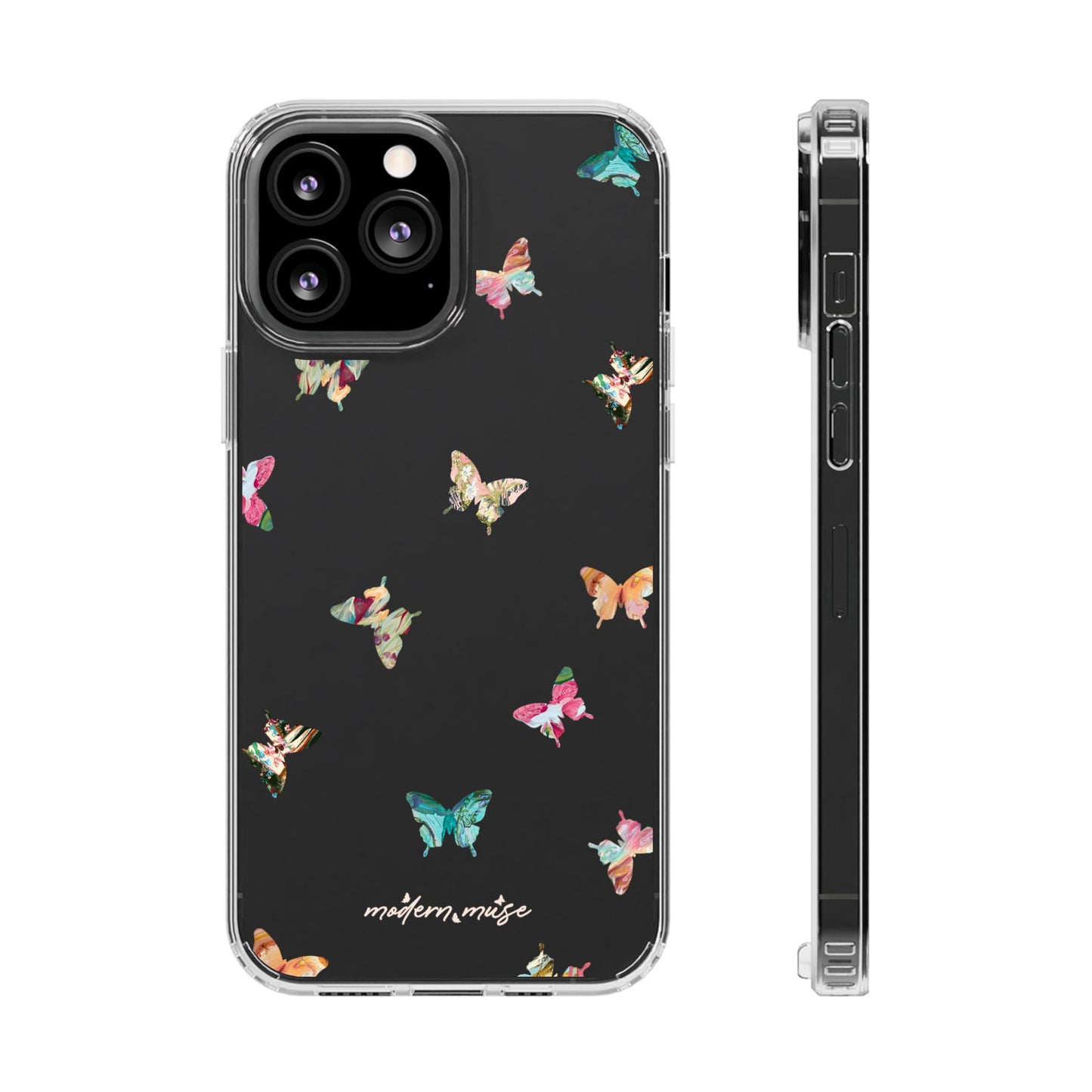 Clear Mini Butterflies Phone Case
