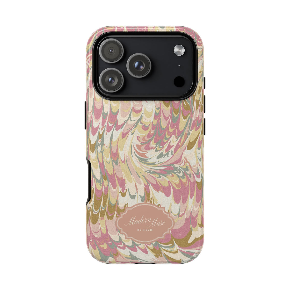 Peachy Italian Marble Phone Case