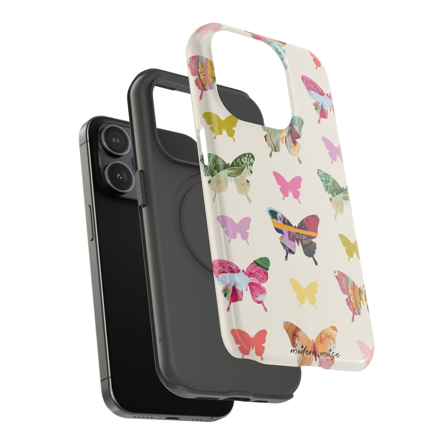 Monochromatic Butterfly Phone Case